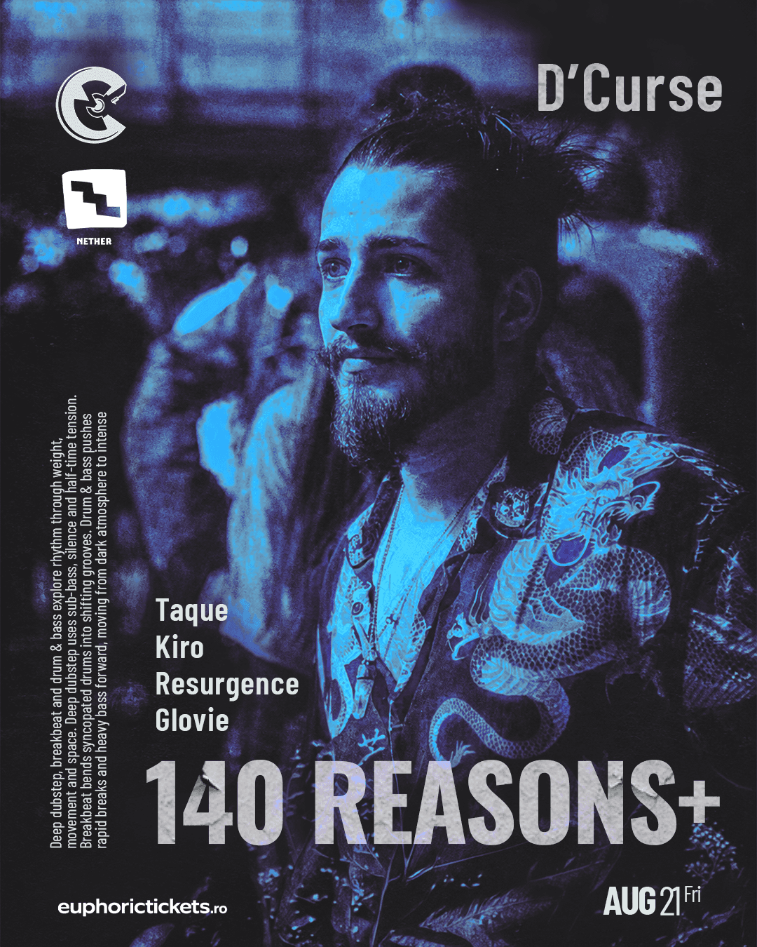 D’Curse event poster