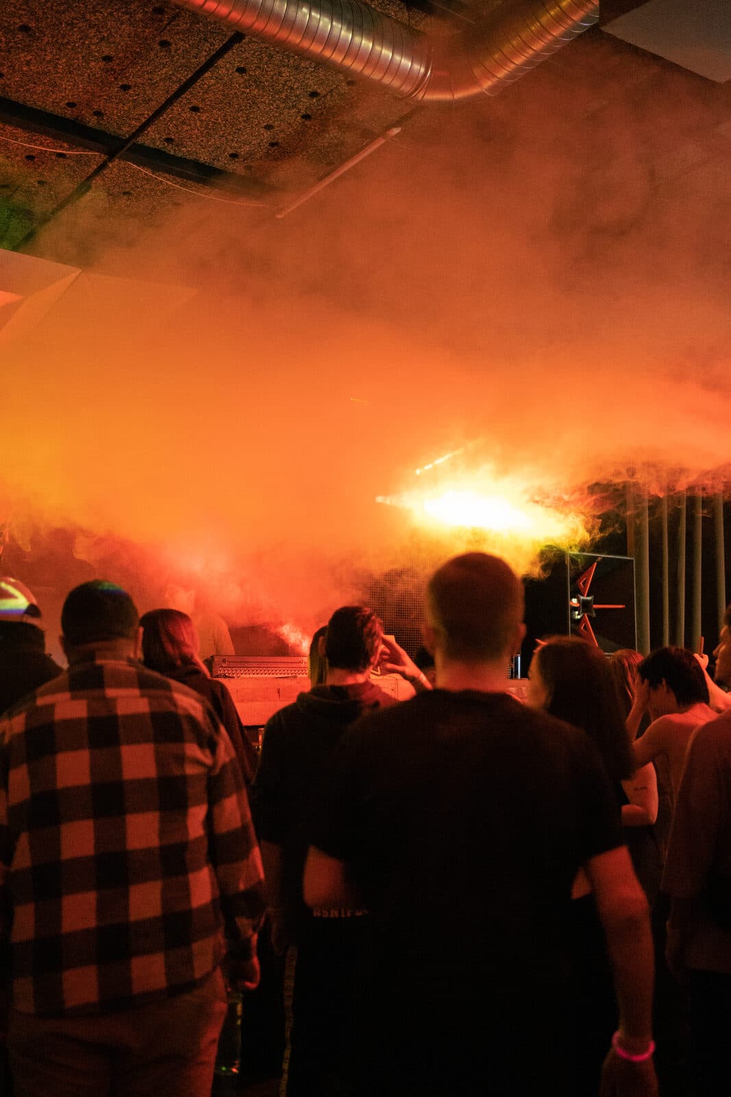 Euphoria crowd inside an underground venue