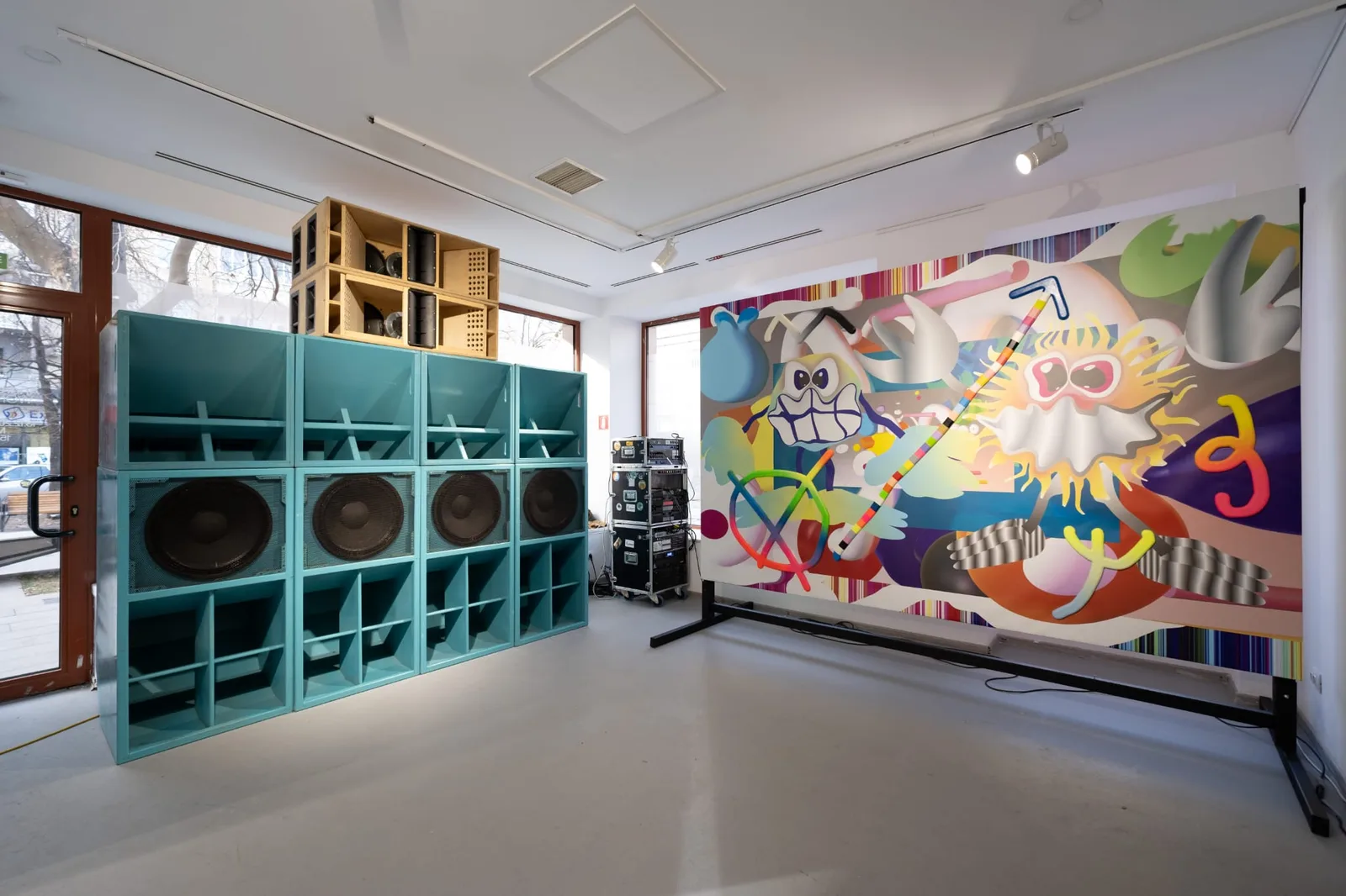 Riddim Bandits / Sound system in the gallery room