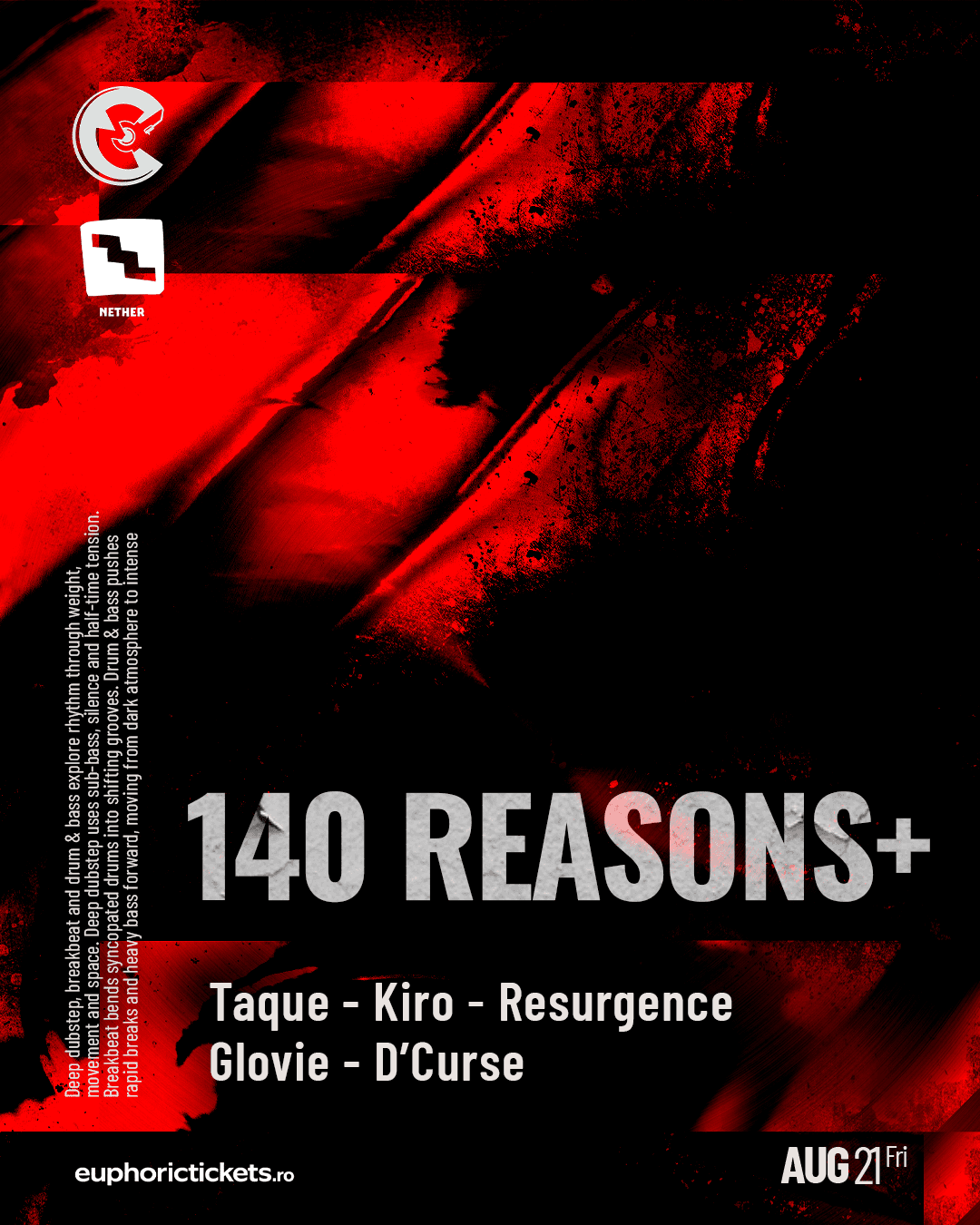 140 Reasons + event artwork