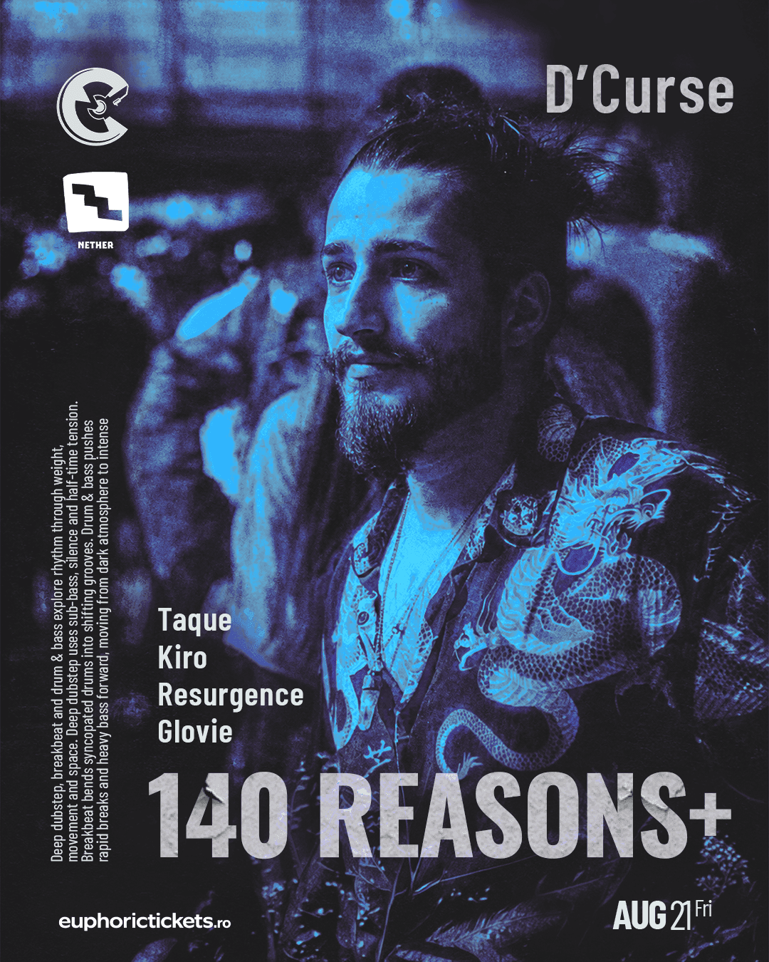 D’Curse event poster