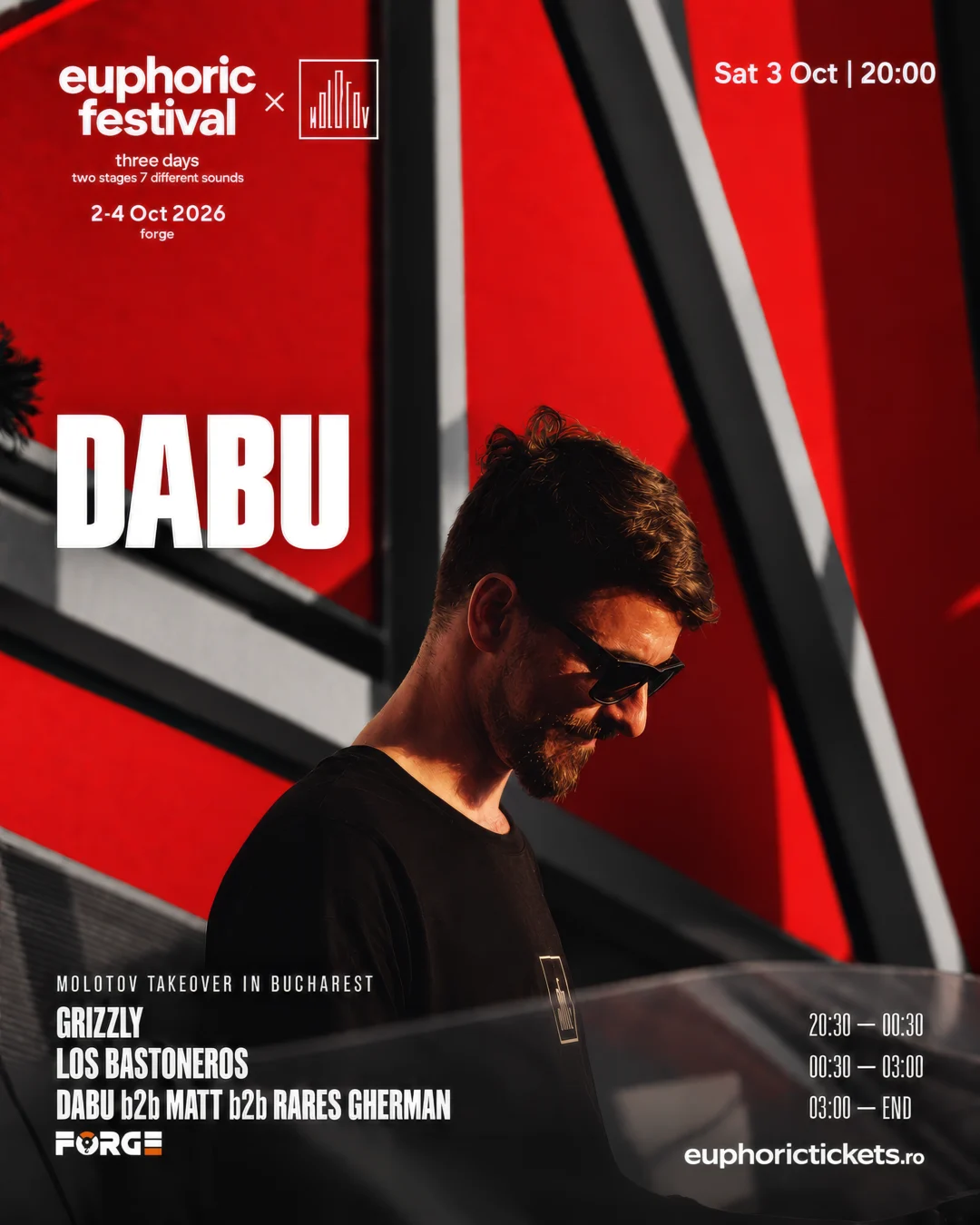 Dabu / Molotov Takeover festival poster