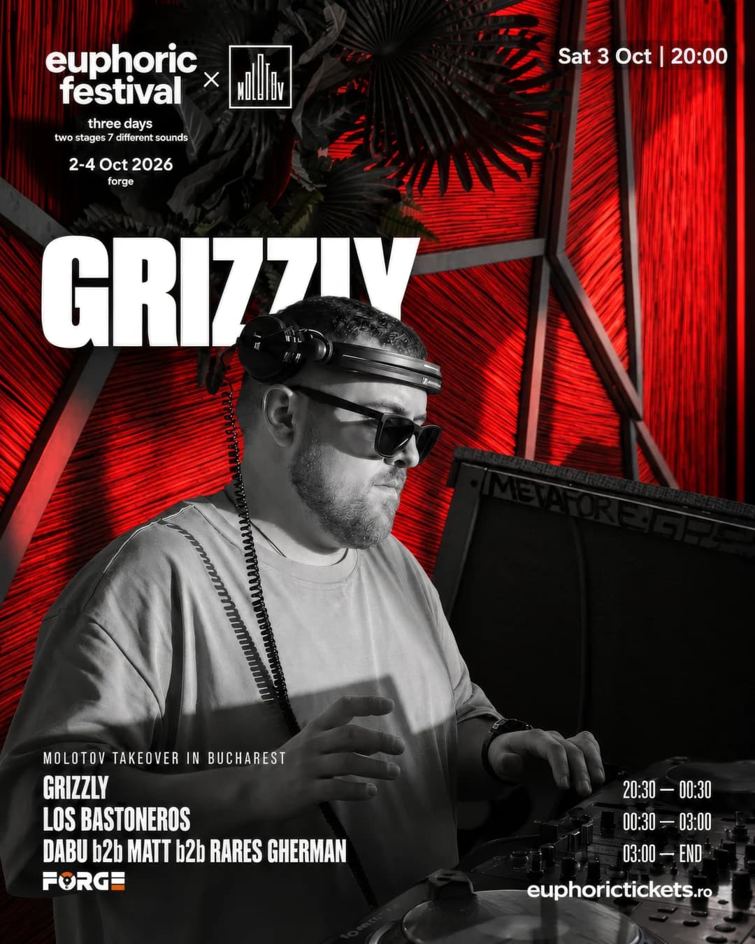 Grizzly / Molotov Takeover festival poster