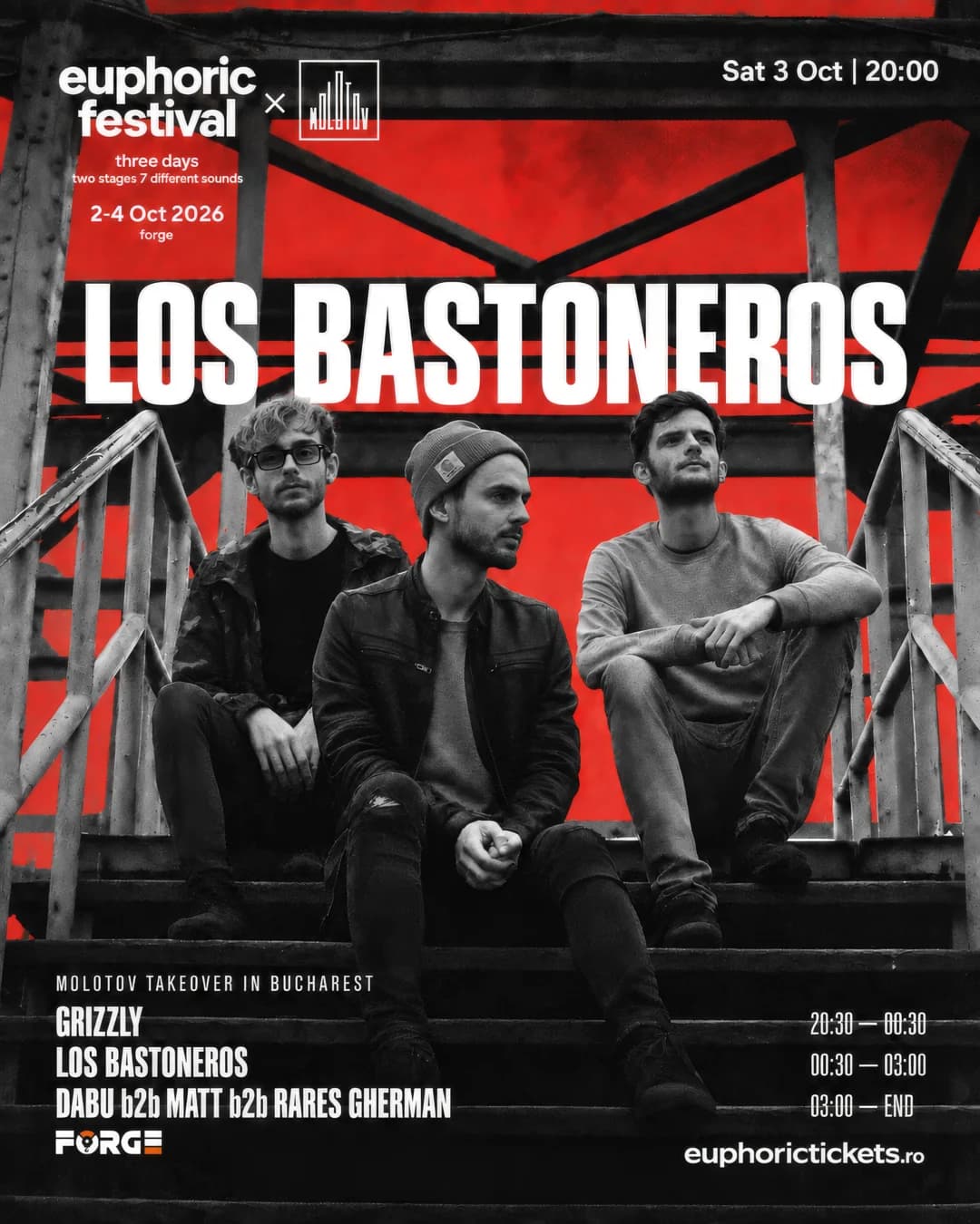 Los Bastoneros / Molotov Takeover festival poster