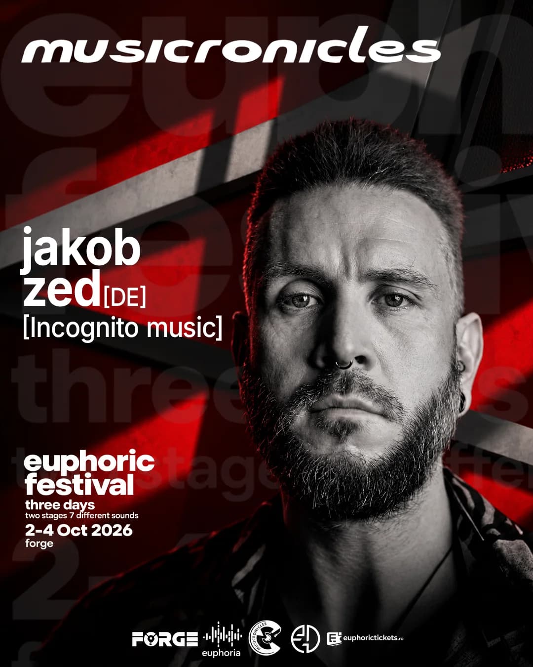 Jakob Zed / musicronicles festival poster