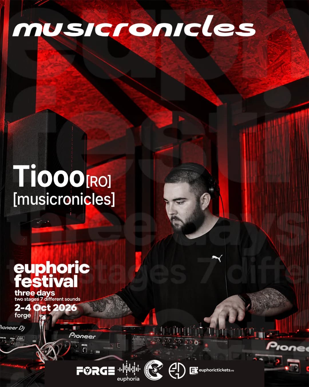 Tiooo / musicronicles festival poster