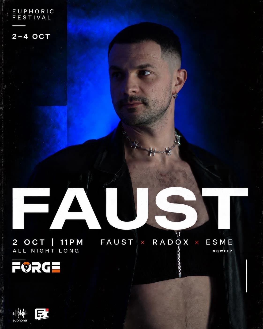FAUST - afiș TECHNO SESSION X