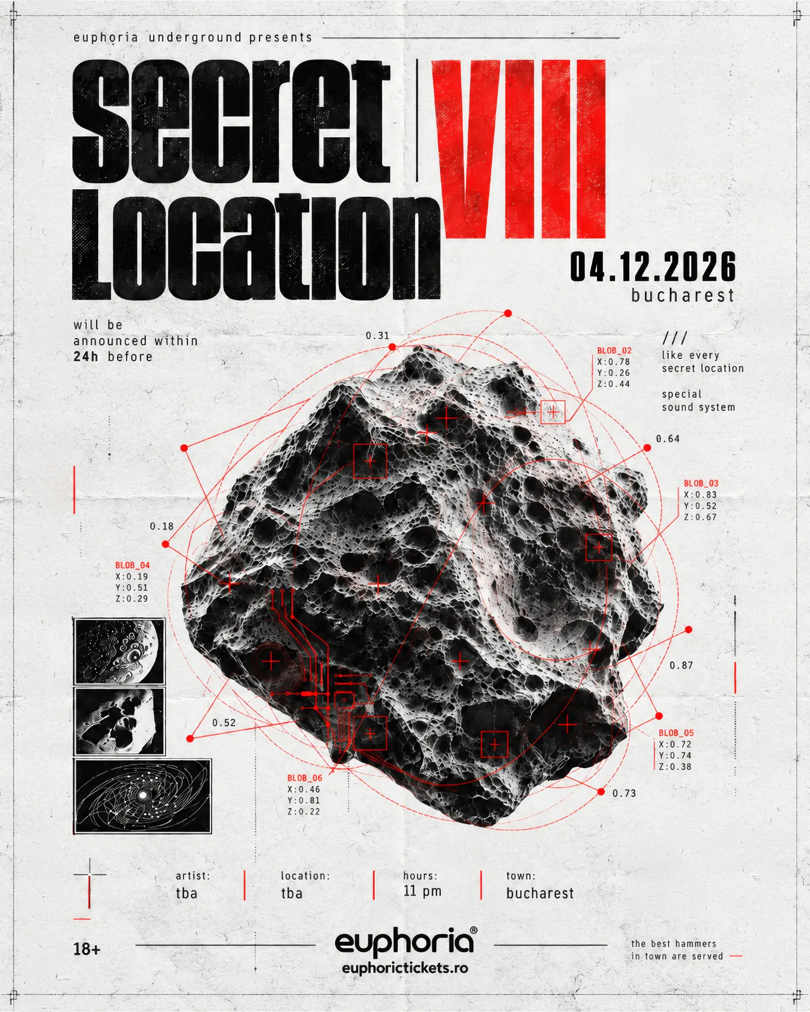 Secret Location Rave VIII event artwork