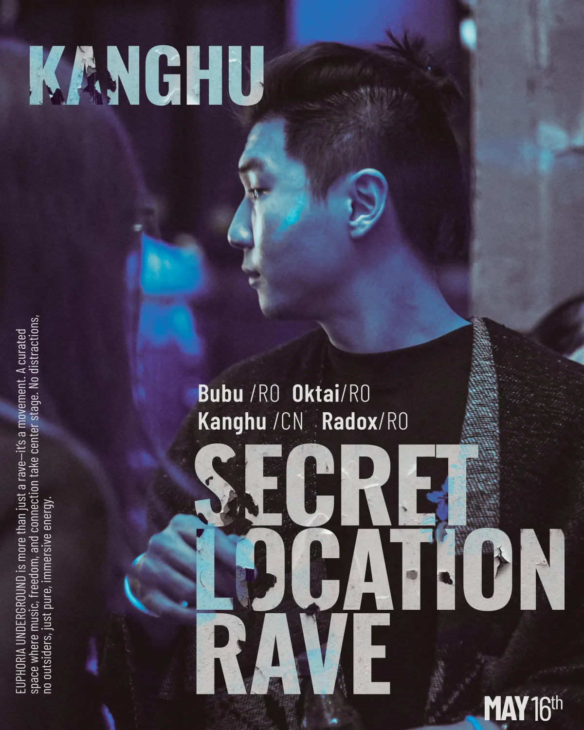 Secret Location Rave #4 poster for Kanghu